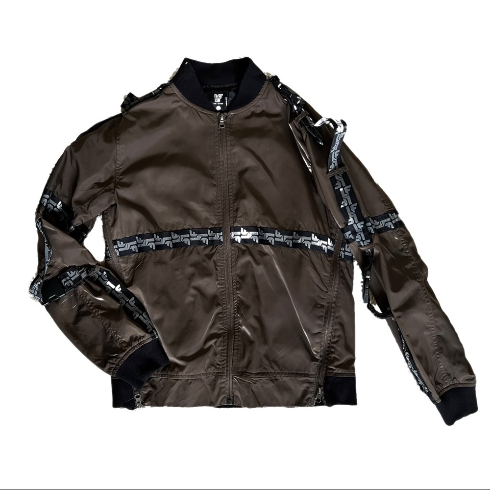 XS OLIVE GREEN LF BOMBER JACKET coord set perfect condition